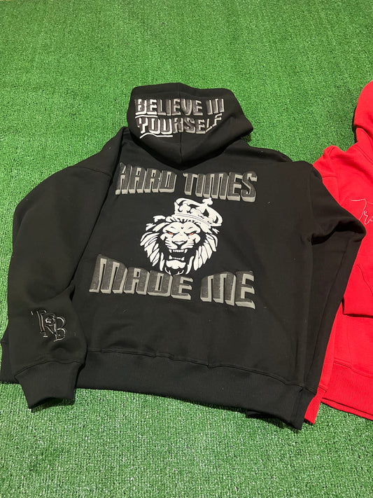 Black Hard Times Hoodie